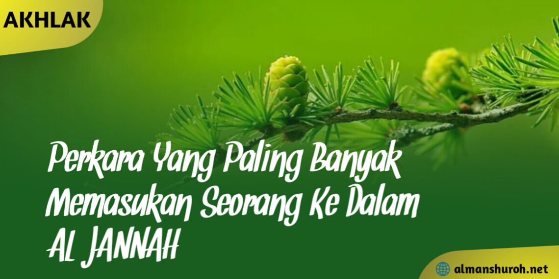 Perkara Yang Paling Banyak Memasukan Seseorang Ke Dalam Jannah