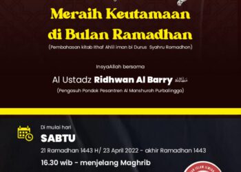 KAJIAN JELANG IFTHAR ? 10 HARI AKHIR RAMADHAN 1443 H