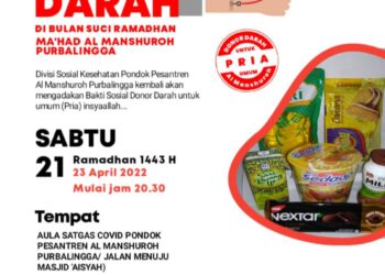 DONOR DARAH KE-27 MA’HAD AL MANSHUROH PURBALINGGA