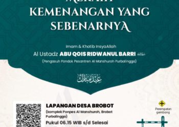 SHOLAT IDUL FITRI 1 SYAWAL 1443 H