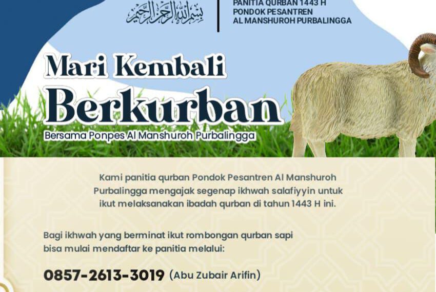 Kegiatan Penyembelihan Hewan Qurban Tahun 1443 H