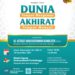 TABLIGH AKBAR “DUNIA TEMPAT MENYEMAI AKHIRAT TEMPAT MENUAI”
