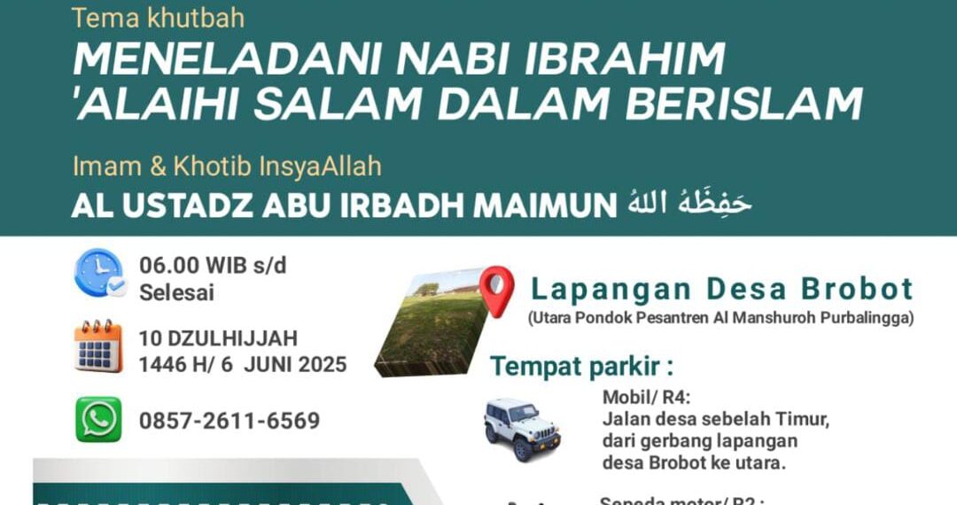 SHOLAT IDUL ADHA 1446 H