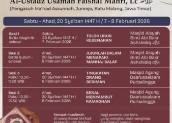 RUNDOWN DAUROH AKBAR AHLUSSUNNAH WAL JAMAAH PURBALINGGA