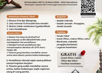 I’TIKAF 10 HARI AKHIR RAMADHAN 1447 H  Masjid Agung Daarussalaam Purbalingga